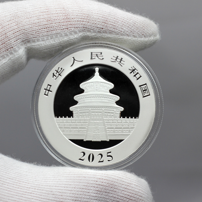 2025 Silver Panda 30g Single BU Coin | SilverTowne