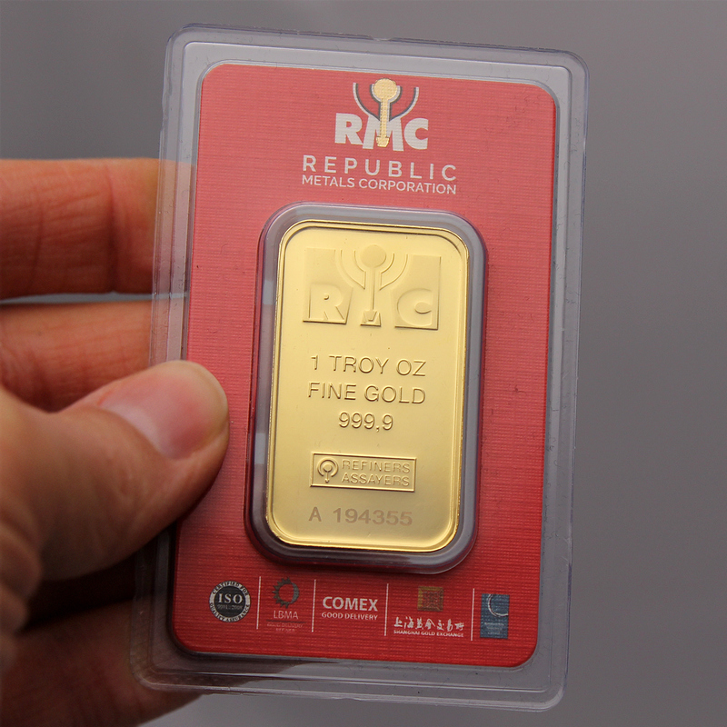Rmc Gold Bar 9999 Fine 1oz Silvertowne