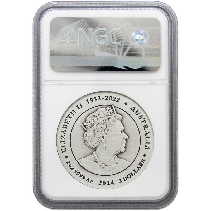 NGC MS70 2オンス 銀貨 2024 カメルーン リボルバー コイン NGC MS70 2オンス 銀貨 2024 カメルーン リボルバー コイン