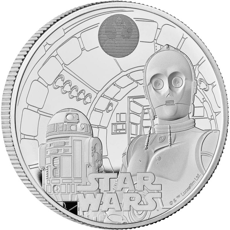 2023 Silver Star Wars R2-D2 & C-3PO 1oz Proof Coin | SilverTowne