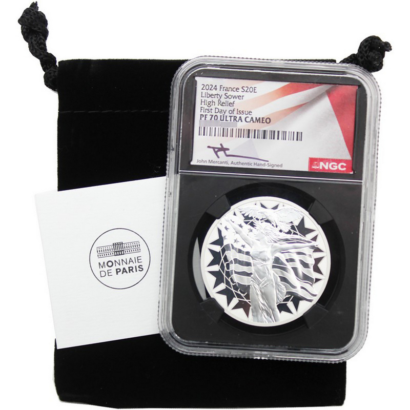 2024 Silver Liberty & Sower 1oz PF70 ER NGC | SilverTowne