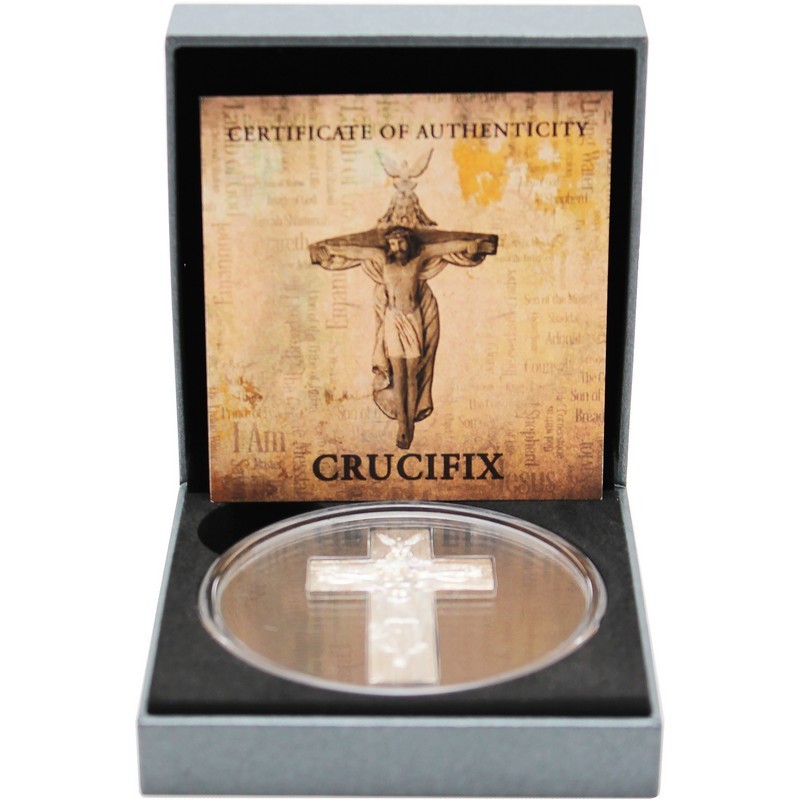 2025 Cameroon Silver Holy Trinity Crucifix 1oz Coin │SilverTowne