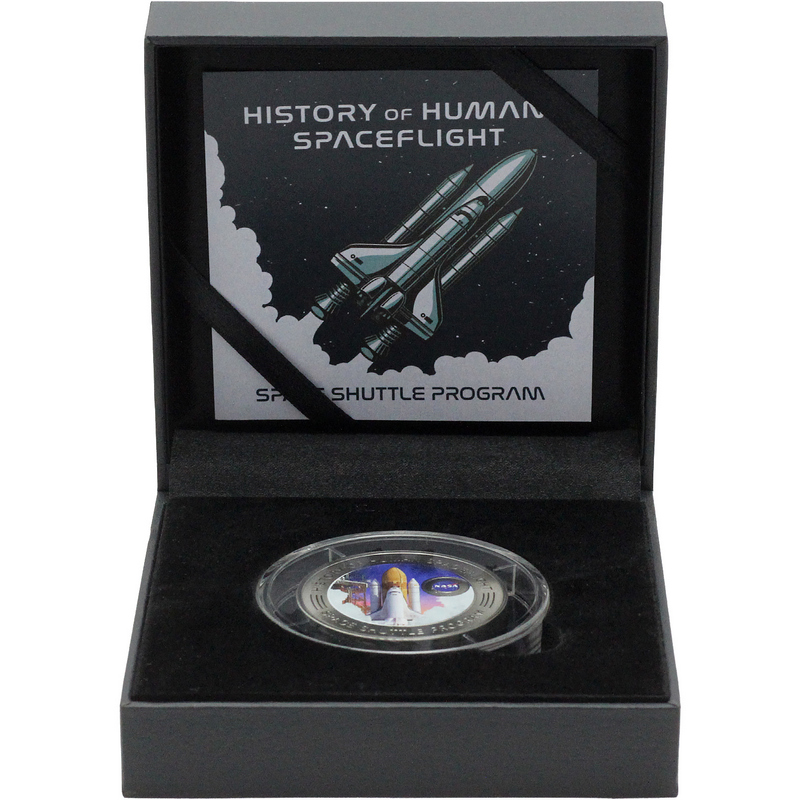 2025 Space Shuttle Program Titanium Coin 1 oz in OGP | SilverTowne
