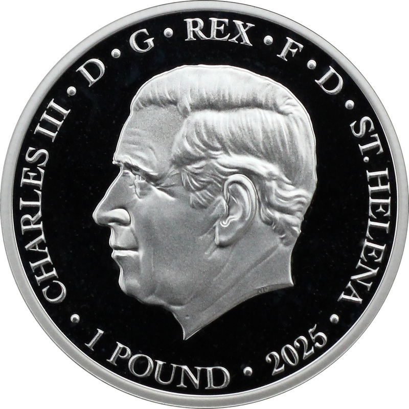 2025 St. Helena Paul Revere Midnight Ride Gilded Proof Coin