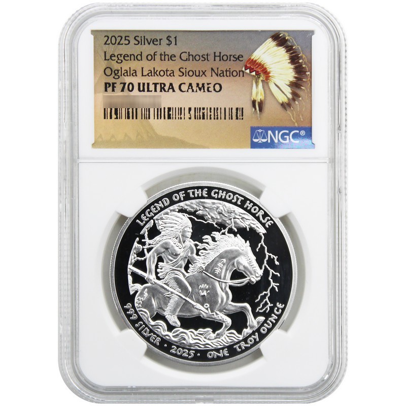 Ghost Horse Legend 1oz Silver 2025 Coin | SilverTowne