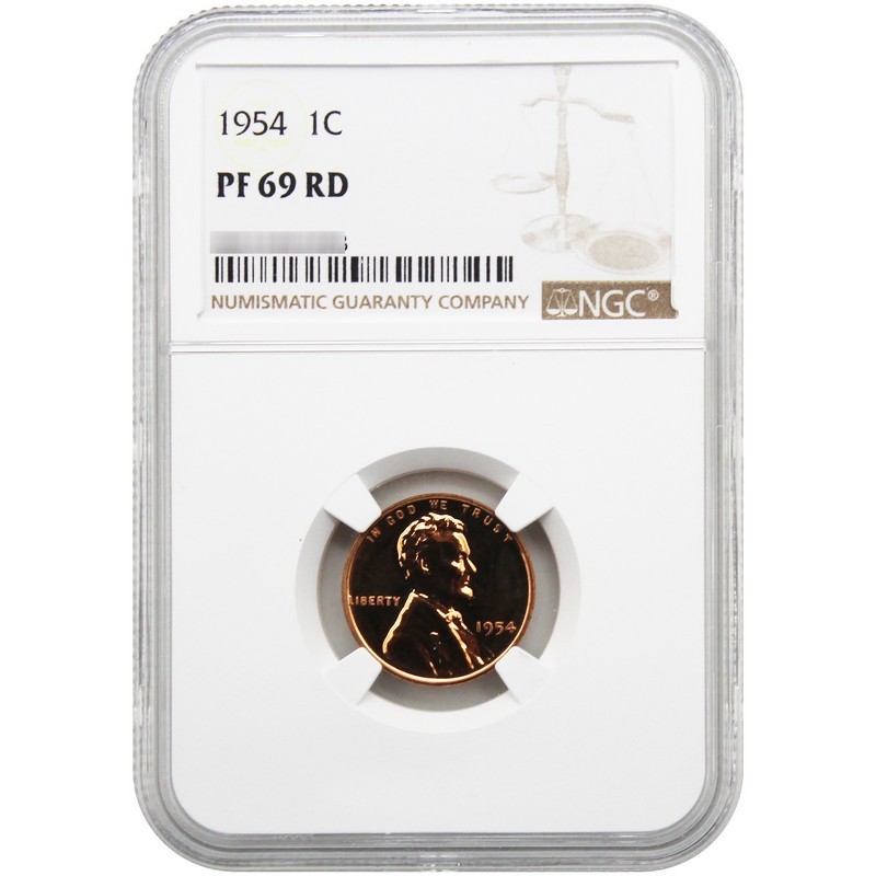1954 Proof Lincoln Wheat Cent PF69 RD | SilverTowne