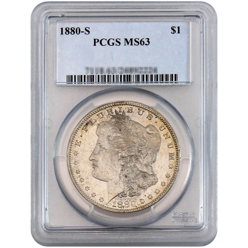 1880 S Morgan Silver Dollar MS63 PCGS | SilverTowne