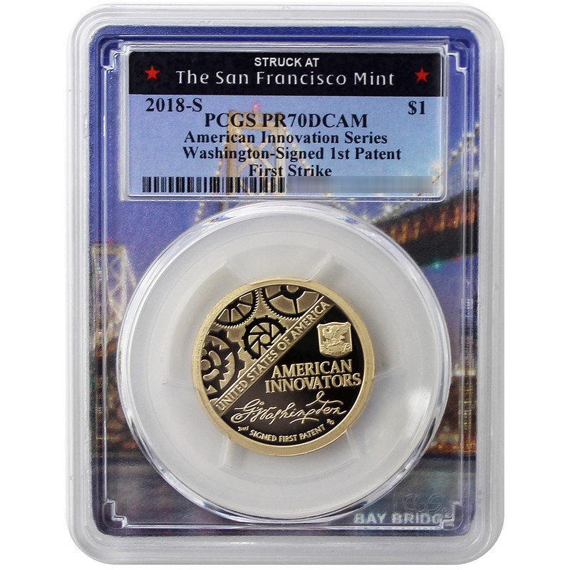 2018 S American Innovation Dollar PR70 DCAM FS PCGS | SilverTowne