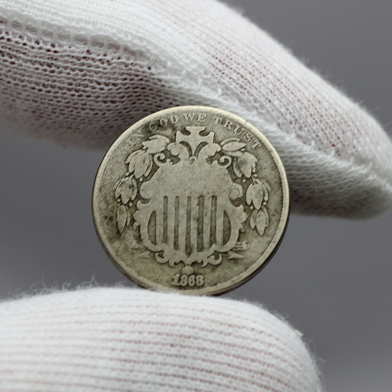 ★ 1867年 アメリカ 5セント シールドニッケル 光線タイプ ニッケル貨幣：5セントの驚異を探る