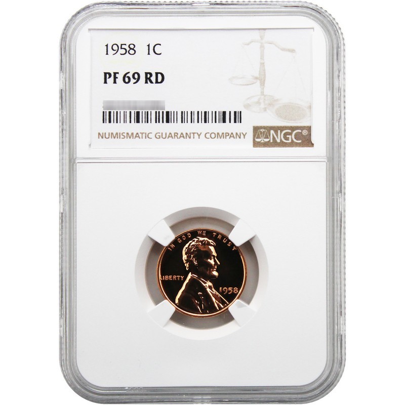 thumbnail image 2 of 1958-P Lincoln Wheat Cent – Brilliant Uncirculated – Philadelphia Mint – Copper Small Cent 2 of 2