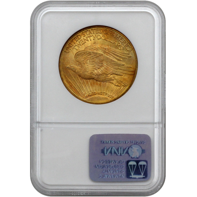 1914 S $20 Gold Saint Gaudens MS62 NGC | SilverTowne