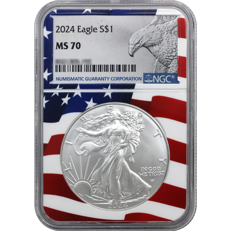 2024 SAE MS70 NGC Flag | SilverTowne