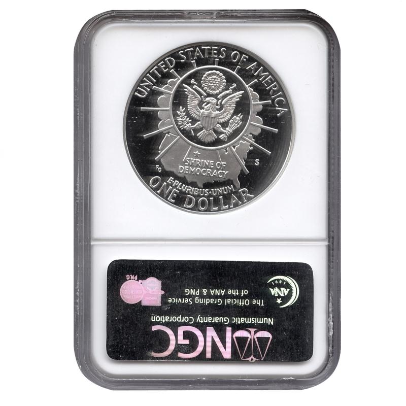 1991 S Mount Rushmore Dollar PF69 NGC | SilverTowne