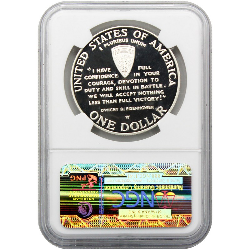 1991-1995 W WWII Sil $ PF69UC NGC Brown Label | SilverTowne