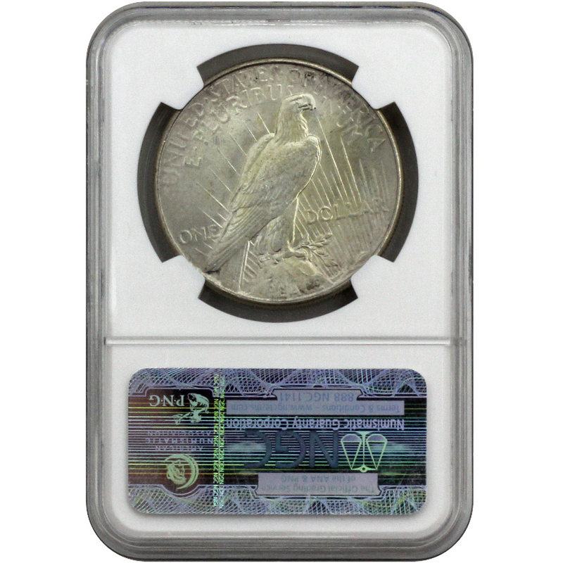1934 Peace Dollar Silver MS64 NGC Brown Label | SilverTowne