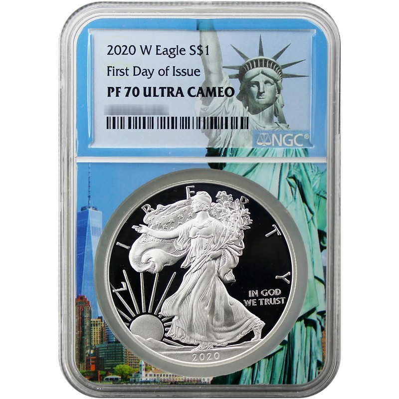 2020-W Proof $1 American Silver Eagle NGC PF70UC FDI West Point Core