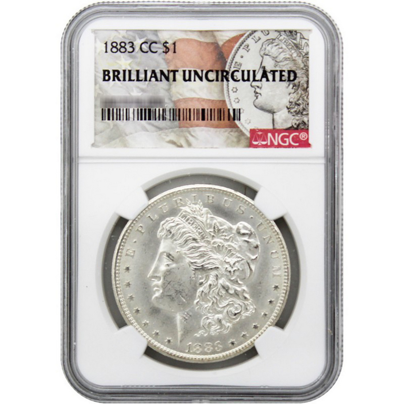 1883 CC Morgan Silver Dollar BU NGC | SilverTowne