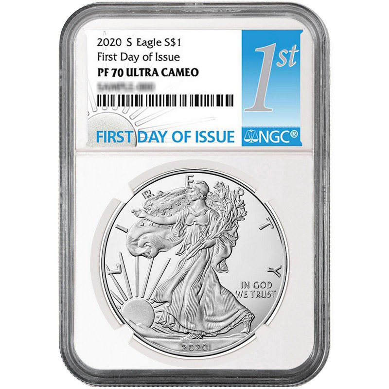 2020S PF70UC FDI NGC 1st Label SAE | SilverTowne