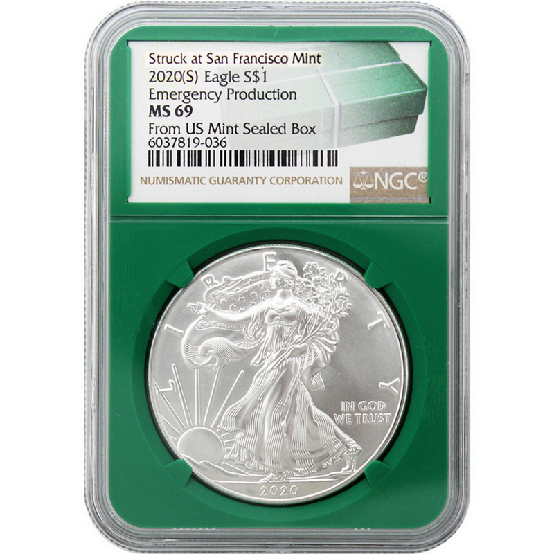 2020(S) SAE MS69 NGC | SilverTowne