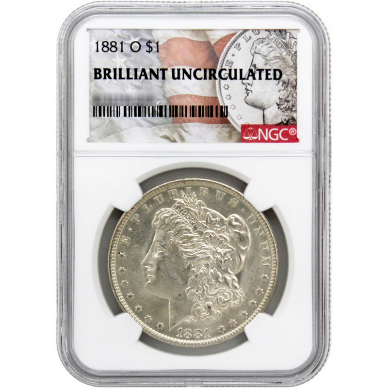 1881 O Morgan Silver Dollar BU NGC | SilverTowne