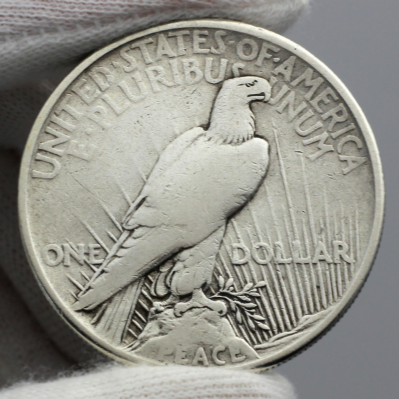 1921 Peace Dollar VG/F High Relief Key Date Silver | SilverTowne