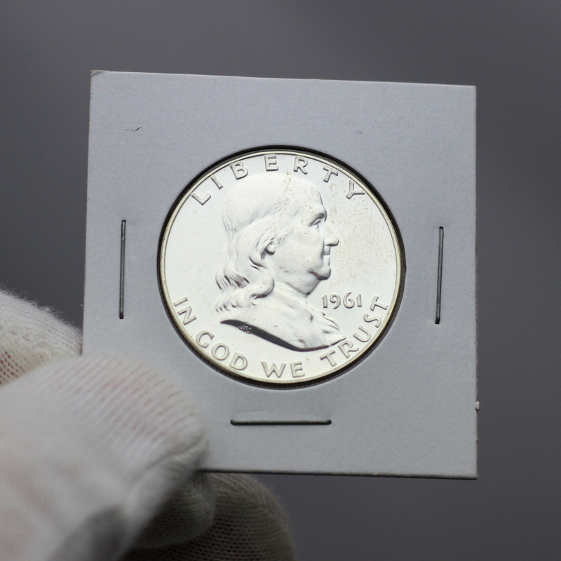 1961 Proof Silver Franklin Half Dollar BU Coin | SilverTowne