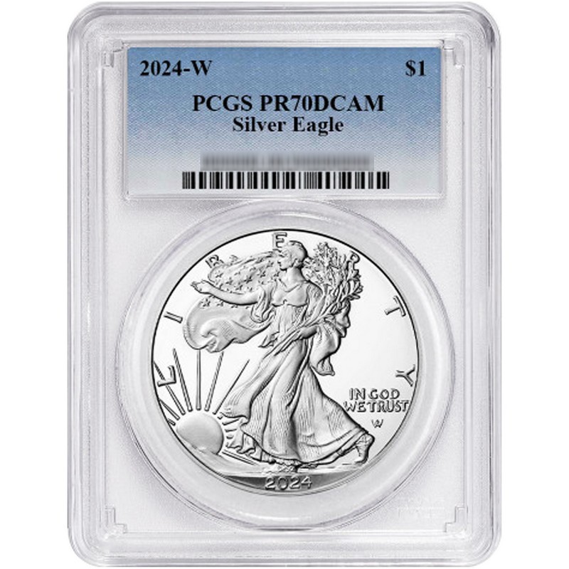 2024 SAE PR70 DCAM PCGS Standard Blue Label | SilverTowne