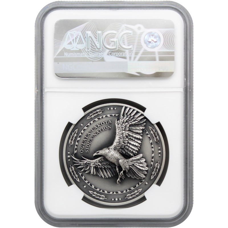 3オンス20ドル銀貨（サイボーグ女王）NGC PF70UC FR（2024年） 3オンス