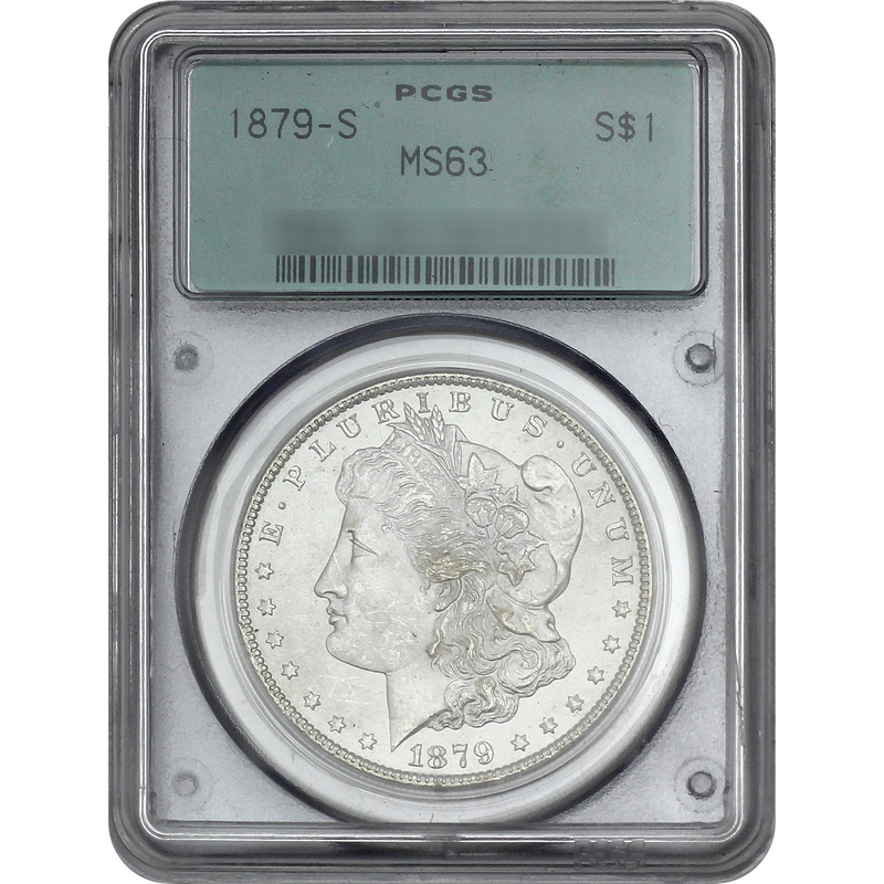 1879 S Morgan Silver Dollar MS63 PCGS | SilverTowne