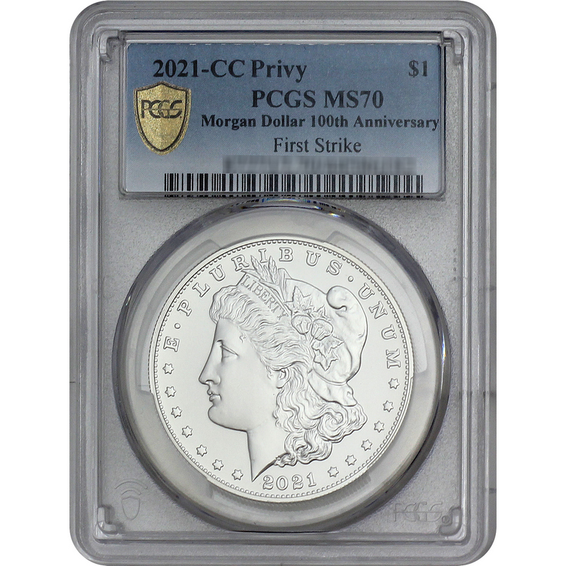 2021 Morgan Silver $ CC Privy MS70 FS PCGS | SilverTowne
