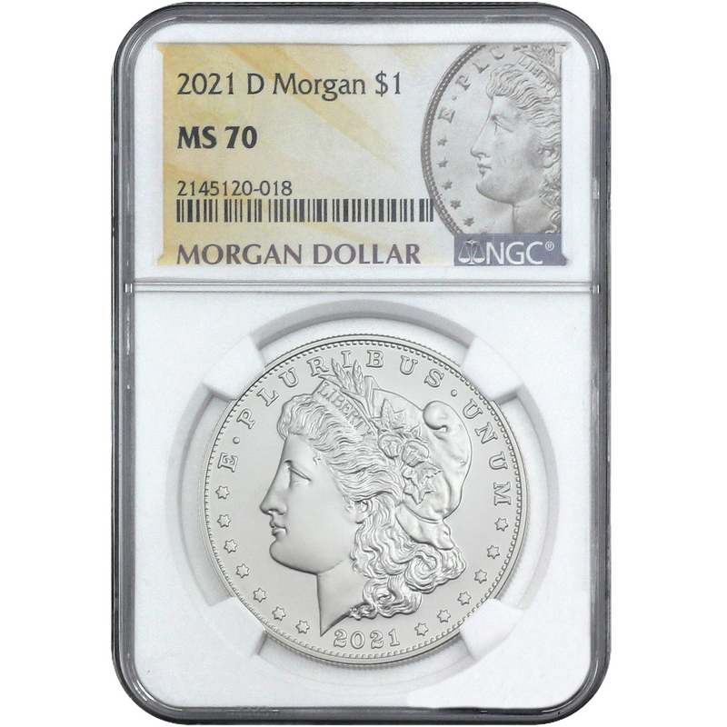 2021 D Morgan Sil $ MS70 NGC | SilverTowne