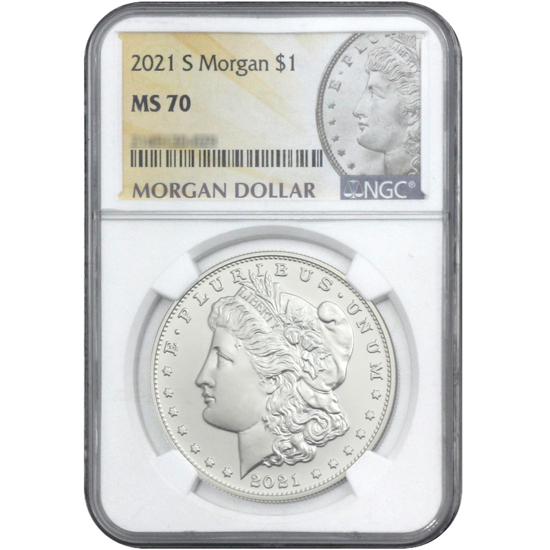 2021 S Morgan Sil $ MS70 NGC | SilverTowne