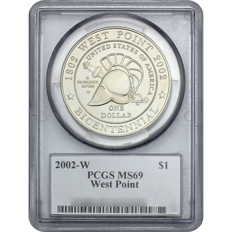2002 W Bicentennial Silver Dollar MS69 PCGS | SilverTowne