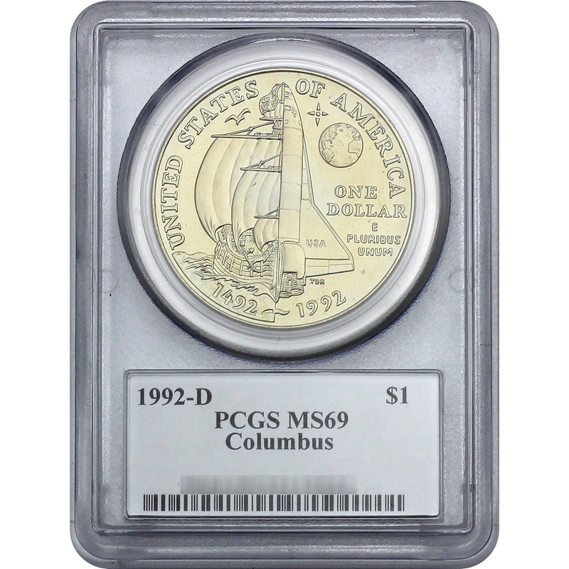 1992 D Columbus Commem MS69 PCGS | SilverTowne
