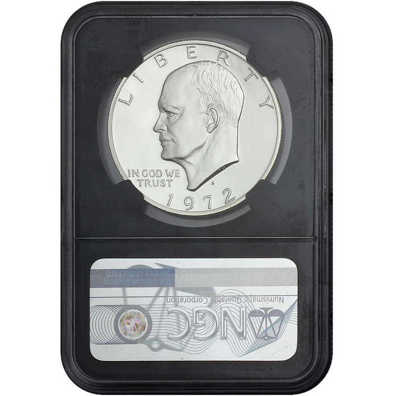 お取置き高品質　ブラジル産スモーキークォーツ　水入り　エンハイドロ24g. 1972 S Ike Dollar PR69 NGC | SilverTowne
