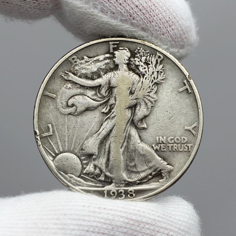1938 D Walking Liberty Half Dollar G/VG | SilverTowne