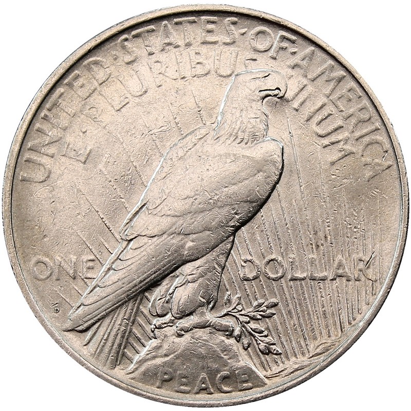 1922 D Silver Peace Dollar AU/BU | SilverTowne