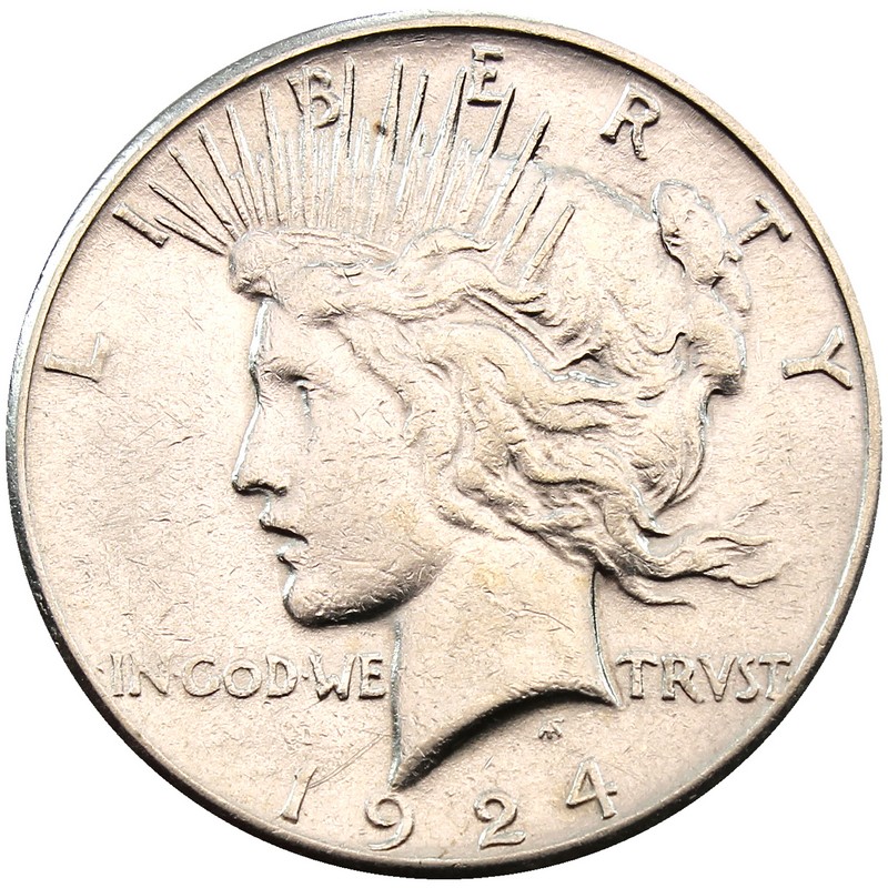 1924 Silver Peace Dollar AU/BU | SilverTowne