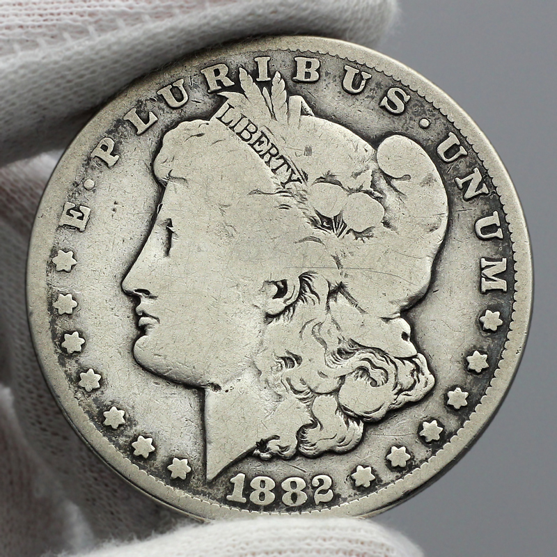 1882 CC Morgan Silver Dollar VG/VF | SilverTowne