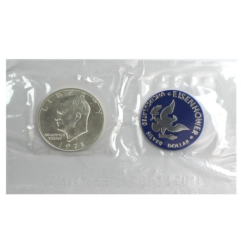 1971 S Ike Dollar BU | SilverTowne