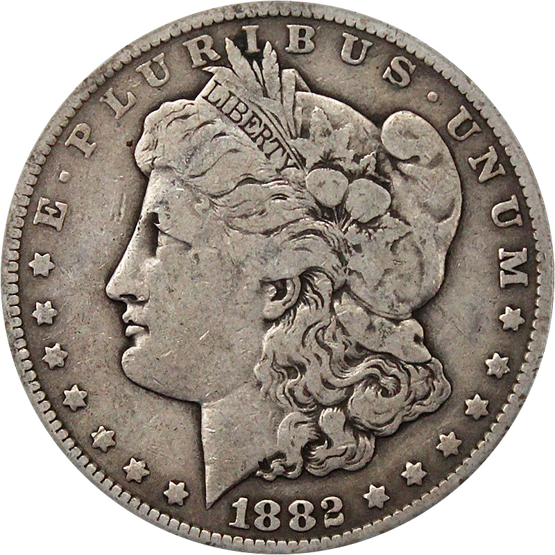 1882-CC Morgan Silver Dollar VG/F | SilverTowne