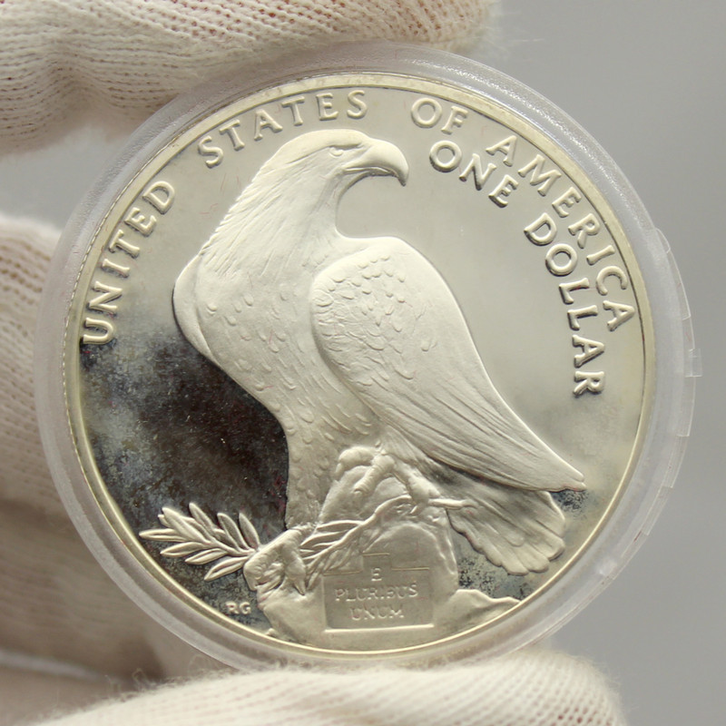 1983 & 1984 S Olympiad Silver $ 2pc Set PF | SilverTowne