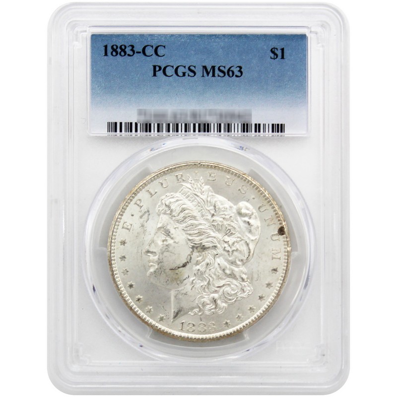 1883-CC Morgan Silver Dollar MS63 PCGS | SilverTowne