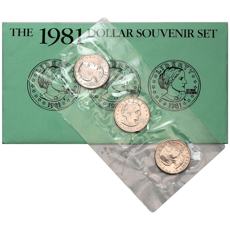 1981 SBA Dollar 3 Piece Set | SilverTowne