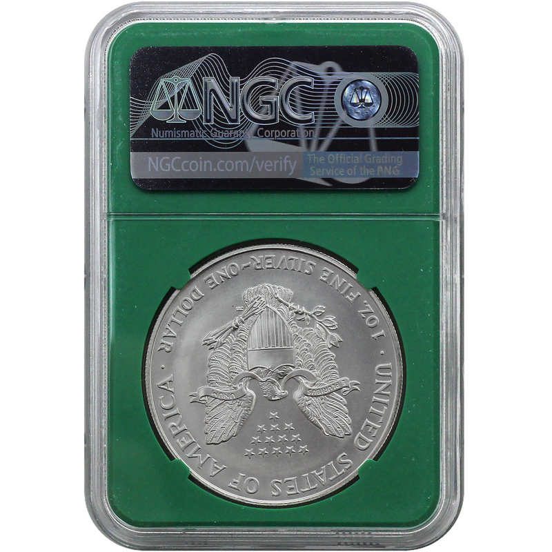 1996 American Silver Eagle MS69 NGC | SilverTowne
