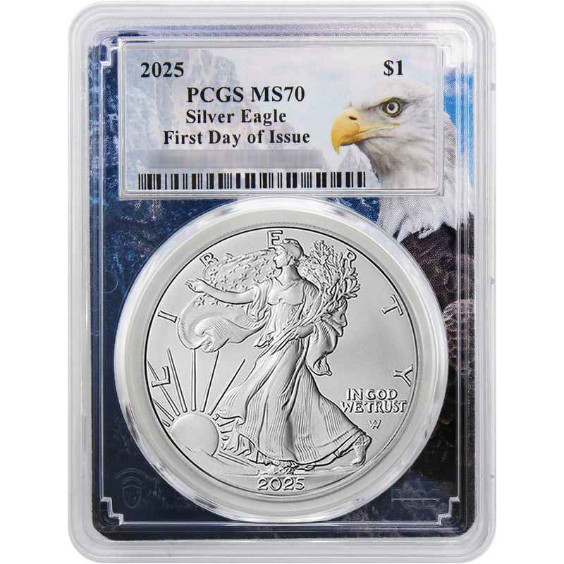 2025 SAE MS70 FDI Eagle Frame PCGS | SilverTowne