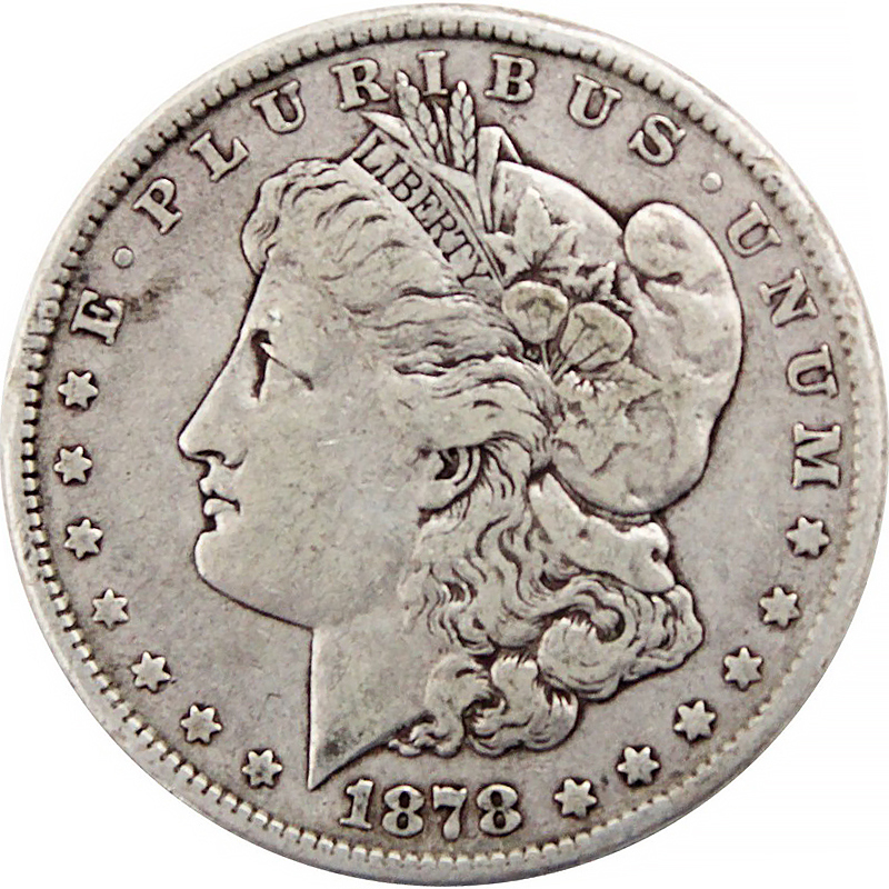 1878 8TF Morgan Silver Dollar VF/XF Condition | SilverTowne