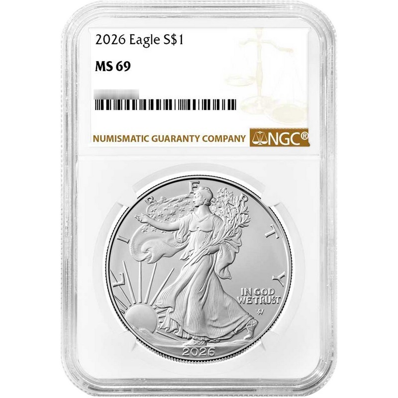 2026 SAE MS69 NGC Brown | SilverTowne