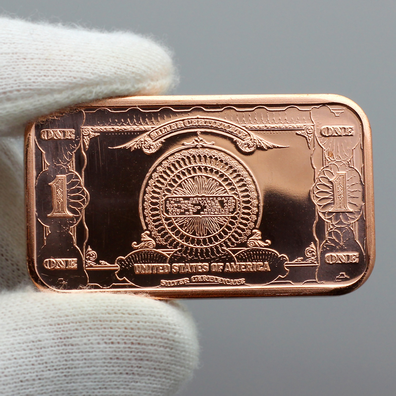 Donald Trump 45 Banknote 1oz Copper Bar | SilverTowne