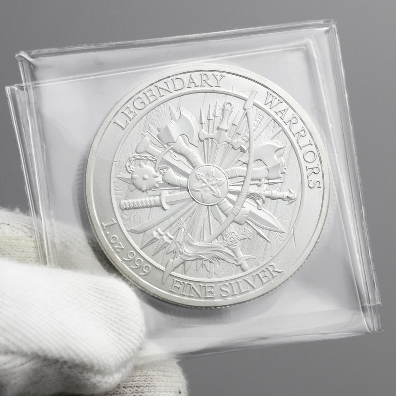 Miyamoto Musashi Legendary Warriors Series 1oz .999 Silver Round